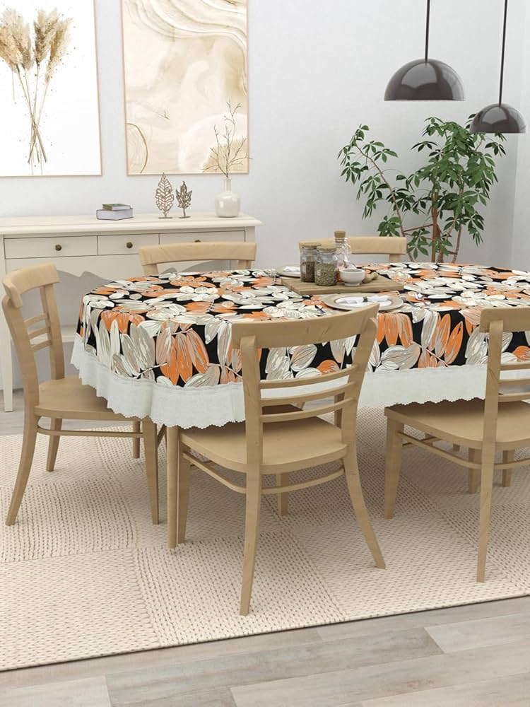 Buy Clasiko 6 Seater Oval Dining Table Cover; 60x90 Inches
